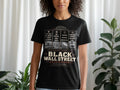 Black Wall Street Greenwood Tulsa, Oklahoma t-shirt with historical facts and images.