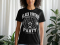 Black Panther Party t-shirt with panther logo, "EST 1966", and "Oakland, CA".