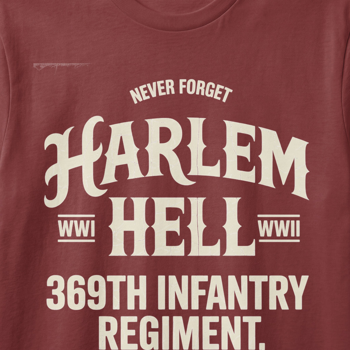 Never forget Harlem Hellfighters WWI WWII 369th Infantry Regiment.