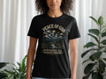 Black t-shirt with "Peace of God Surpasses All Understanding" and Philippians 4:7.